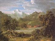 Joseph Anton Koch The Lauterbrunnen Valley France oil painting reproduction